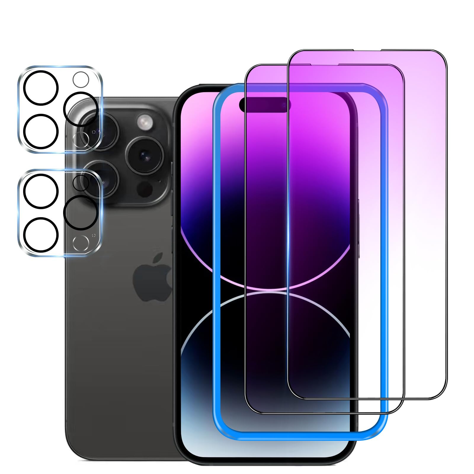 Amazon | 【ブルーライトカット 】 iPhone14 Pro 用 ガラスフィルム い